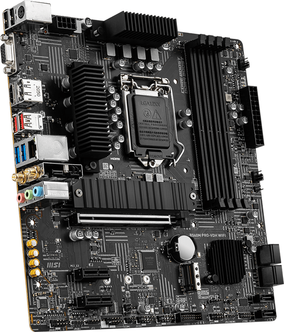 MSI B560M PRO-VDH WIFI LGA 1200 Intel B560 SATA 6Gb/s Micro